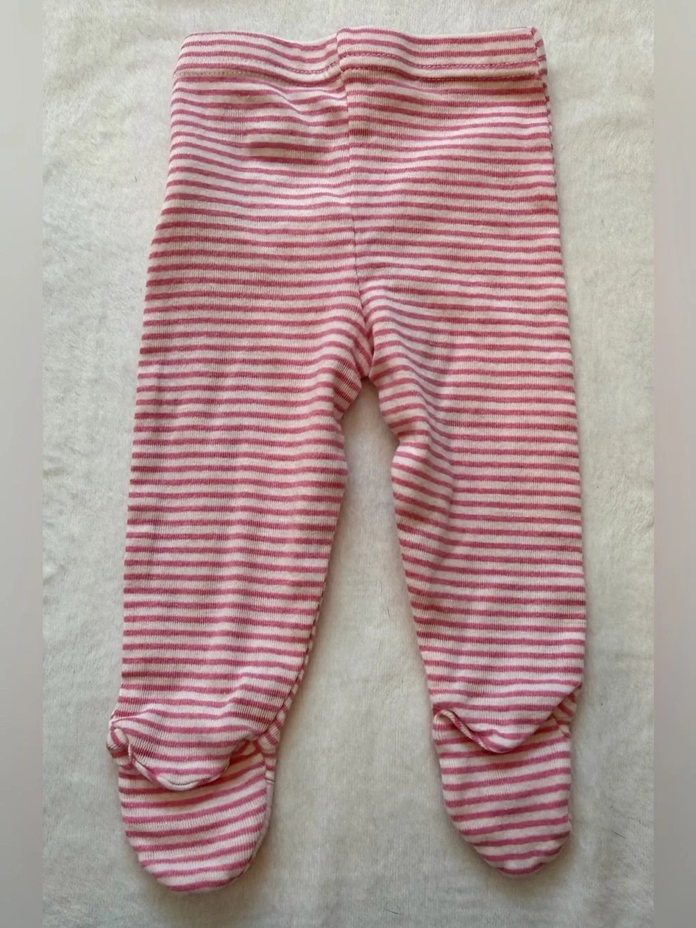 Koalababy Pink and White Striped Pajama Set with beanie